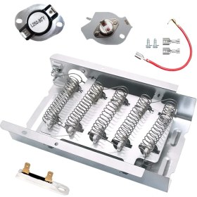 Resim Teedoo 279838 Kurutma Makinesi Isıtma Elemanları 279816 Termal Kesme Sigorta Kiti 3392519 Whirlpool Kurutma Makinesi Için Kurutma Makinesi Termal Sigorta Onarım Kiti (Yurt Dışından) 