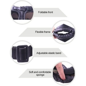 Resim Xindoker Klasik Motosiklet Gözlüğü - Atv, Offroad Kullanıma Uygun - Darbeye Dayanıklı, Rüzgar Ve Toz Engellici - Şeffaf Lens 