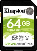 Resim Kıngston 64Gb Sdxc Canvas Select Plus 10 