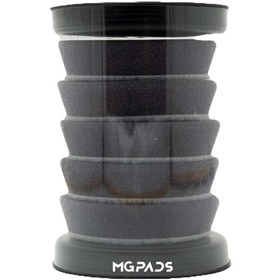 Resim MGPADS Mg Pads Pasta Süngeri 65/55 Mm 5'li Paket (GRİ) - Mini Polisaj Makinesi Uyumlu 