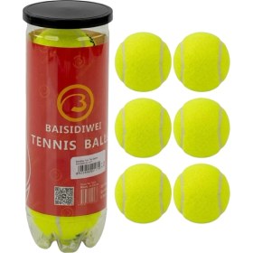 Resim Epilons Tenis Topu 6’lı Set Antrenman ve Maç Için Dayanıklı Toplar 