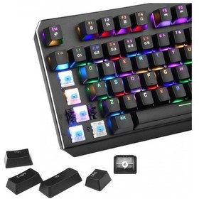 Resim Gamebooster GB-G92K Usb Kablolu RGB King Işıklı Mekanik Gaming Q Klavye 