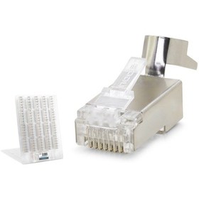 Resim Nodar Nd2424 Cat7 Ez Rj45 Metal C Kalite Konnektör 100 Adet Plastik Kutu - Silver 