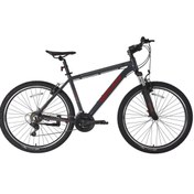 Resim Bisan Atlas Hd - 27.5 Jant Dağ Bisikleti 19'' 48 Cm (L - Xl) Kadro - Parlak Gri Kırmızı 