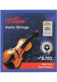 Resim Alice A703 Keman Teli Takımı Tam Set G-d-a-e Ekonomik Çözüm 