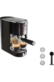 Resim Krups XP444G Virtuoso+ Espresso Makinesi, 15 Bar Basınç, Paslanmaz Çelik Buhar Nozulu 