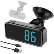 Resim Yaleker Araç Hud Gps Hız Göstergesi - Renkli Led Ekran, Km/mph, Aşırı Hız Alarmı 