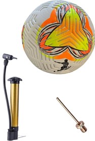 Resim keufman Spor Profesyonel Futbol Topu Top Pompası Ve Top Iğnesi 5 Numara Makine Dikişli Top 