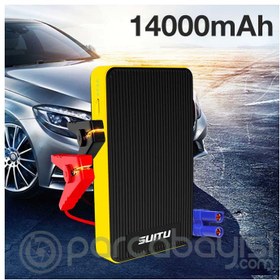 Resim ALLY SUİTU 14000mAh Jump Starter Akü Takviye Seti ( Powerbank + Led Lamba) 