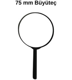 Resim Orta Boy Büyüteç 60 Mm 5x Büyütme - Hobi Ve Okul Kullanımına Uygun 