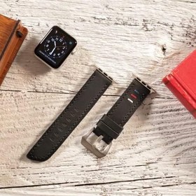 Resim VAGAVE Apple Watch 10 11 42mm 46mm Ultra 1 2 3 49mm Deri Kordon 38 mm 40mm 41mm 42mm 44mm 45mm 49 mm ultra 