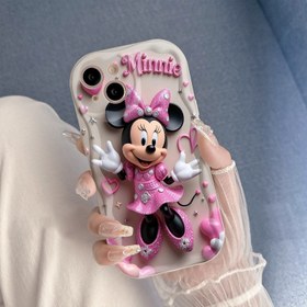 Resim Çeşitli iPhone modelleri için tasarlanmış sevimli Minnie Mouse telefon kılıfı tasarımı onaylandı, bu da bir harika hediye seçeneği haline geldi. 