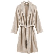 Resim Nuvomon Erkek Kimono Bornoz - Bej - L / XL 