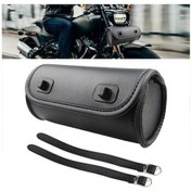 Resim Ankatek Yüksek Kaliteli Motosiklet Gidon Çantası, Su Geçirmez, Kolay Kurulum, Siyah, Motosikletler İçin Siyah Siyah 