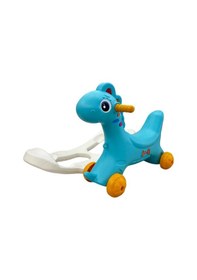 Resim Sallanan Mavi Dinazor Sallanan Ve Tekerlekli Dino 