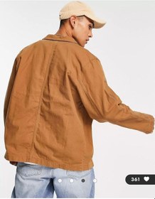Resim Nike Sportswear Life Unlined Chore Coat Full-button Erkek Ceket Ndd Sport Kahverengi 