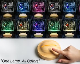 Resim Fotoğraflı Mezuniyet Hediyesi LED Kitap Lamba / Personalized Graduation Book Lamp with Photo 