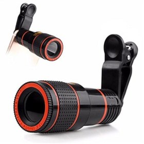 Resim omni 8x Zoom Telefon Kamera Lensi Cep Telefon Teleskobu 