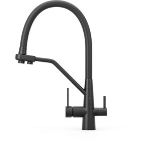 Resim Fleko 3 Yollu Su Arıtma Musluğu - Siyah 