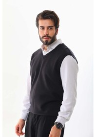 Resim Pelikan Erkek V Yaka Süveter 9617 Lacivert 