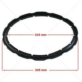 Resim Tefal Clipso Düdüklü Tencere Lastiği - 4.5-6 Lt Siyah 