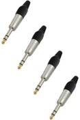 Resim Mena Rise FikirShop Merz SFC-S63-4X 6.35MM Stereo Jack Gitar Jack Erkek jak (4 ADET) 1032194 