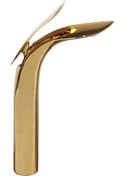 Resim Pure Luxury Tezgah Üstü Çanak Lavabo Armatürü Altın G-224 