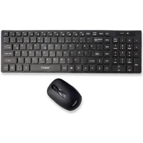 Resim Casper Kablosuz Klavye Mouse Set Siyah Usb, SK.CS-AX7900-W 