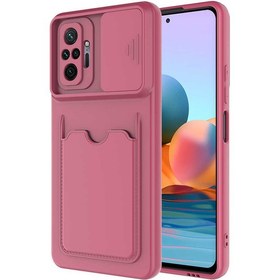 Resim Xiaomi Redmi Note 10 Pro Uyumlu Kılıf ​sürgülü Lens Koruma Kart Bölmeli Fit Özel Koleksiyon Case 