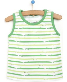 Resim HelloBaby Basic Erkek Bebek Atlet T-shirt 