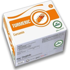 Resim Turmeric Extract Licaps Curcumin 60 Kapsül 2 Adet 