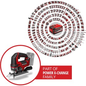 Resim Einhell TE-JS 18/100 Li - Solo, Akülü Dekupaj Testere (Akü ve şarj cihazı dahil değildir) - 4321270 