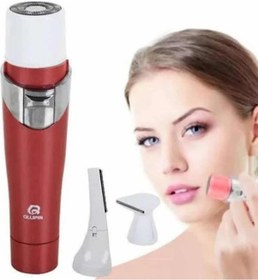 Resim Cosmotex 3 Başlıklı Yüz Kaş Epilasyon Aleti Değiştirilebilir Başlık Hassas Ciltlere Uygun 35190071 
