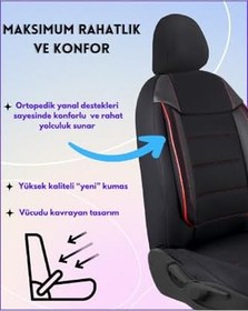 Resim Audi A3 HB Araçlara Uyumlu Tam Takım Cover K Model Oto Koltuk Kılıfı 