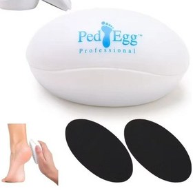 Resim Ped Egg Pratik Kolay Ayak Bakım Törpüsü Topuk Rendesi, Bakım Aleti, Dayanıklı Manuel Pedikür Aracı, Ölü Cilt Temizleme İçin, 