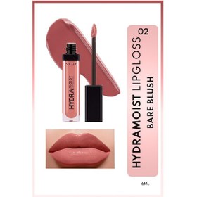 Resim Note Cosmetics Hydramoist Lipgloss Nemlendirici Dudak Parlatıcısı - 02 Bare Blush - Nude 0 