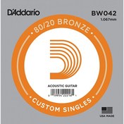Resim D'Addario BW042 Akustik Tek Tel 