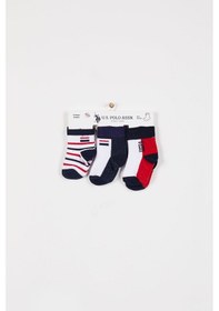 Resim U.S. Polo Assn. U.S Polo Erkek Bebek Çorap USB966 Lacivert 