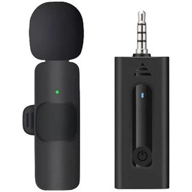 Resim Kablosuz Yaka Mikrofonu 3.5mm Aux Pc Tablet Video Kayıt Vlog Amfi Telefon Hoparlör Mikrofon 