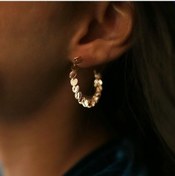 Resim Pullu Tef Küpe 