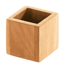 Resim Biradlı GRV-1872 Ekonomik Kare Stick Şekerlik, 7x7 cm, Kahverengi 