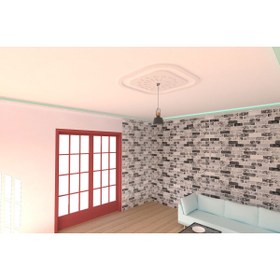 Resim MOTİFPİYER Motifpiyer Lamba Tavan Göbeği 03-kare-oval-dis-citali 