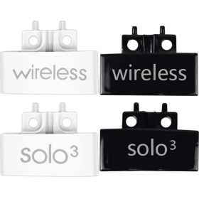 Resim Quueppty 2 Çift Menteşe Yedek Kafa Bandı Konnektörü Menteşe Klipsi Beats Solo 3 Kablosuz A1796 Beyaz ve Parlak Siyah (Yurt Dışından) 