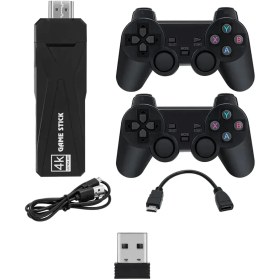 Resim Winex GT65 10000 Oyun 64 GB 4K Android TV Stick Retro Game Konsol Siyah 
