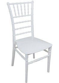 Resim Luna Silver Sandalye Tifany 6 Adet Beyaz 
