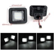 Resim Xindoker Ford F150 2015-2018 Led Plaka Lambası - Su Geçirmez, Kolay Montaj, 2'li Paket 