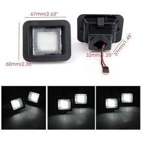 Resim Xindoker Ford F150 2015-2018 Led Plaka Lambası - Su Geçirmez, Kolay Montaj, 2'li Paket 