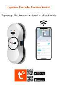 Resim Yui Cs16 Pro 2024 Kumandalı -smart Uygulamalı Su Püskürtme 2800 Pa Akıllı Cam Silme Robotu 