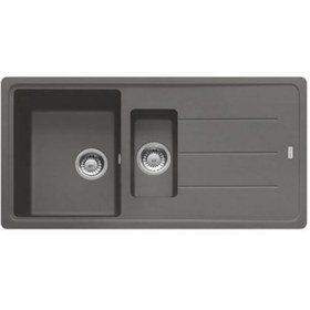 Resim Franke Fragranıt Evye Basıs Bfg 651 Stone Grey 1.5 Gözlü Sag/sol Damlalıklı 