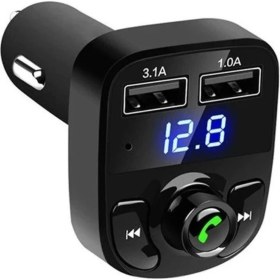 Resim Rohan Auto Araç Içi Bluetooth Mp3 Çalar & Şarj Aleti X8 (Fm Verici) 